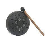 3 Inch 6-Tone Steel Tongue Hand Drum Mine Empty Drums With Drumsticks Beginners Percussion Musical Instruments Accessories