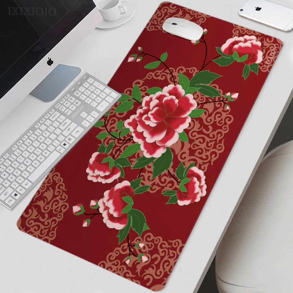 Mouse Pad Gamer Flower XL Mousepad XXL MousePads keyboard pad Soft Non-Slip Carpet Office Accessories Desktop Mouse Pad Mice Pad