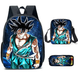 3 Pcs/set Dragon Ball 3D Print Cartoon School Bags for Boys Girls Goku Primary for Kids Back To School Gift Mochila