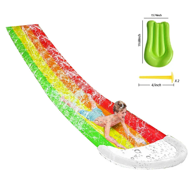 New Games Center Backyard Children Adult Toys Inflatable Water Slide Pools Children Kids Summer Gifts Backyard Outdoor Water Toy