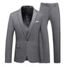 2023 Men's Business Fashion High Quality Gentleman Black 2 Piece Suit Set / Blazers Coat Jacket Pants Classic Trousers