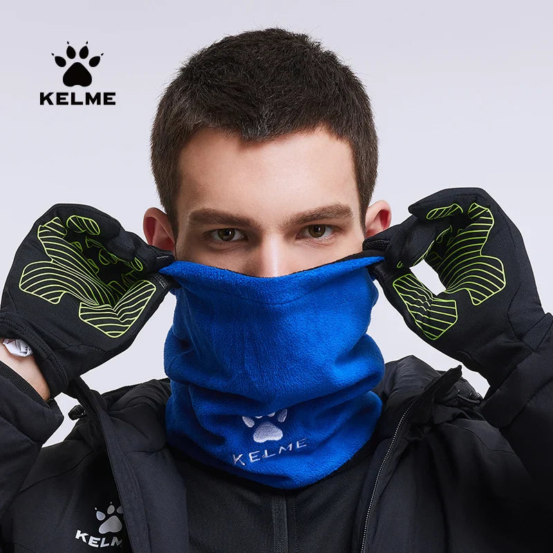 KELME KIDS Children Bandana Neck Warmer Winter Windproof Tube Scarves For Face Soft  Half Mask Gaiter Wind Face Protection