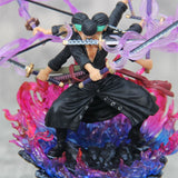 Hot One Piece 15cm Anime Figure  Asura Roronoa Zoro Statue Action Figure Collection Model Kid Toy