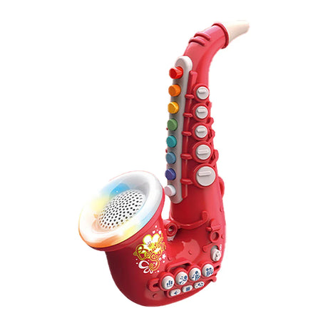 1Pcs Baby Music Toys Early Education Toy Colorful Infant Trumpet Music Instruments Toys Kids Saxophone Toddler Beginners Gifts