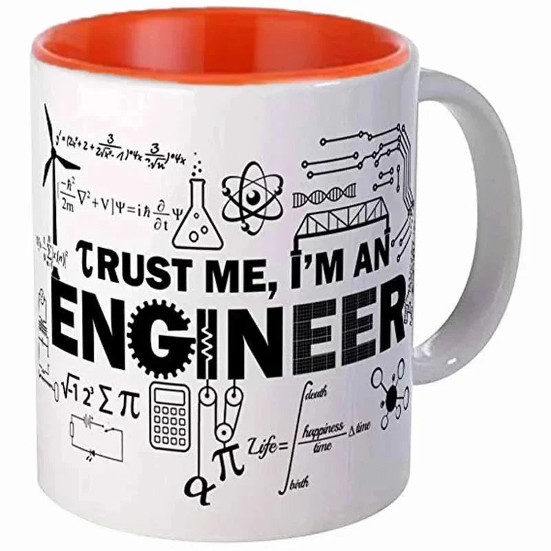 Engineer Cups Mechanic Coffee Mugs Scientific Technical Office Coworker Gifts Ceramic Coffeeware Tea Teaware Driver Drinkware