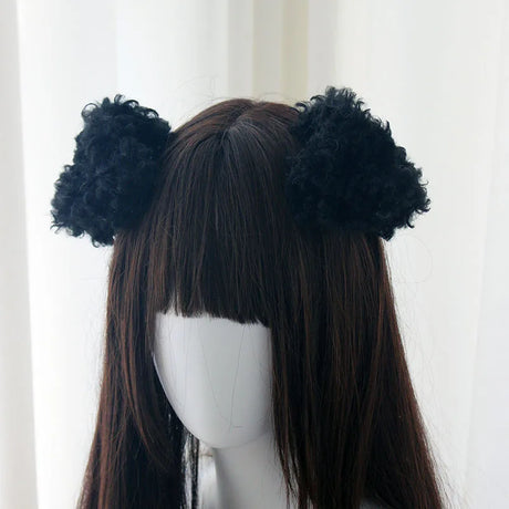 Handmade Teddy Dog Ears Simulated Animal Ear Lolita Gilr Hair Accessories hairpin