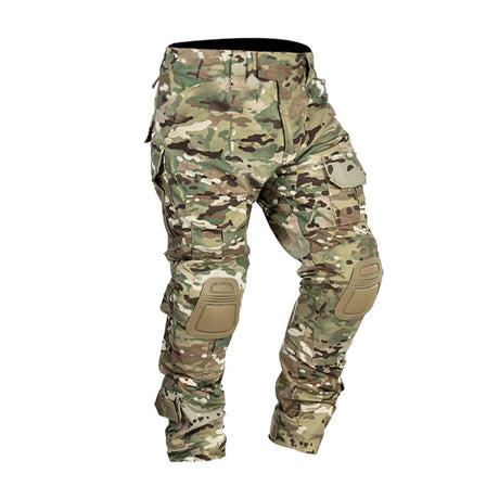 Paintball Work Clothing Military Uniform Multi Pockets Tactical Combat Camouflage Shirts Cargo Knee Pads Pants Suit