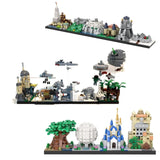 BuildMOC City Skyline Saint Petersburg Rome Washington Rotterdam Architecture Street View House  Building Blocks Kids  Toys Gift