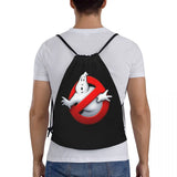 Ghost Buster Logo Drawstring Bags Women Men Portable Sports Gym Sackpack Supernatural Comedy Film Training Backpacks