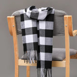 Luxury Brand Plaid Winter Men Scarf Warm Cashmere Scarves Fashion Male Shawl Bufandas Casual Men's Tassel Pashmina Wraps