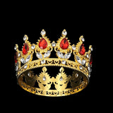 Baroque Vintage Princess Queen Bridal Crown Headwear Crystal Tiara For Women Wedding Crown Hair Dress Accessories Jewelry