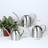 Stainless Steel Watering Pot Garden Plant Flower Long Mouth Sprinkling Pot Watering Accessories 450ml/800ml/1500ml