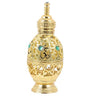 1Pc Middle Eastern Perfume Bottle Vintage Aromatherapy Fragrance Bottle Essential Oil Bottle Gold Plating Perfume Bottle