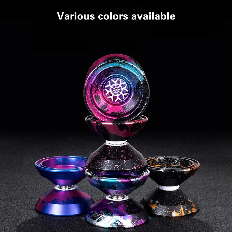 Yoyo Metal Edition Magic Yoyo 1A/3/5A Aluminum Alloy Educational Yoyo Game Responsive High-speed Yo-yo CNC Lathe For Kids Gift