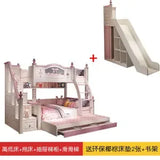 Solid wood bunk beds Two height adjustable beds Double beds upper and lower bunk beds for adults and children Small unit combina