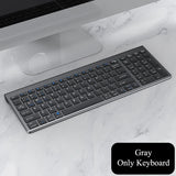 Wireless Bluetooth Keyboard Three-mode Silent Full-size Keyboard and Mouse Combo Set for Notebook Laptop Desktop PC Tablet