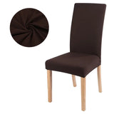 Elastic solid color Chair Cover Home Spandex Stretch Slipcovers Chair Seat Covers For Kitchen Dining Room Wedding Banquet Home