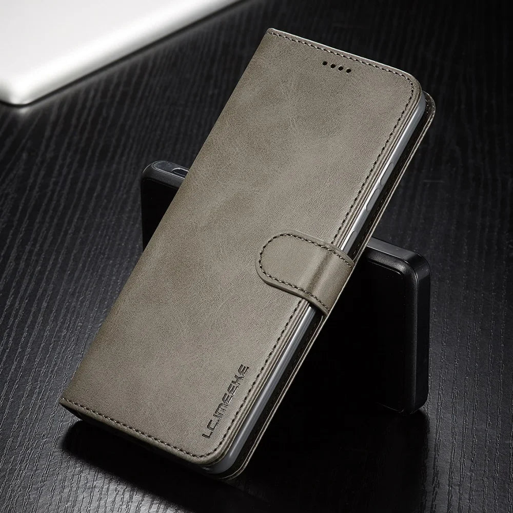 Leather Phone Case for Xiaomi Poco X4 M4 Pro 11T 11Lite F3 X3 NFC Flip Wallet Cover  Redmi 10C 10 9 9A 9C 9T Note 11 10 8 9 Pro