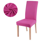 Elastic solid color Chair Cover Home Spandex Stretch Slipcovers Chair Seat Covers For Kitchen Dining Room Wedding Banquet Home