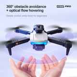 KBDFA K102 Pro Mini Drone 4K HD Camera Optical Flow Drones Aerial Photography Quadcopter Obstacle Avoidance WIFI FPV Dron RC Toy