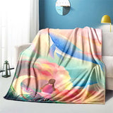 Lovely girl blanket sofa blanket air conditioning cover blanket blankets for beds cute blanket children‘s blanket