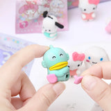 32Pcs/Box Sanrio Blind Box Doll Pencil Eraser Hello Kitty Melody Pochacco Erasers Mystery Box Student Stationery Birthday Gift