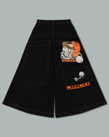 JNCO Jeans Y2K Mens Streetwear Harajuku Hip Hop Retro Skull Embroidered Baggy Jeans New Gothic High Waist Wide Leg Trousers