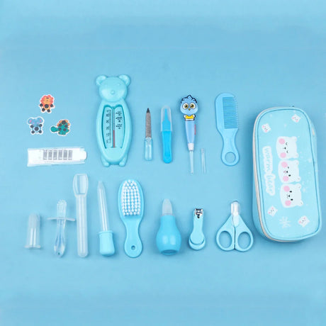 17Pcs Baby Health Care Kit hygiene Kit Grooming Set Electric Baby Nail Trimmer Safe Nail Clipper Cutter Baby Manicure set