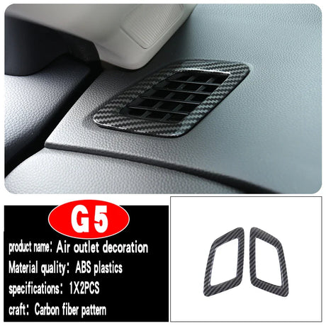 Suitable for 2023 Honda CRV interior decoration center console gear head door decoration carbon fiber pattern accessories