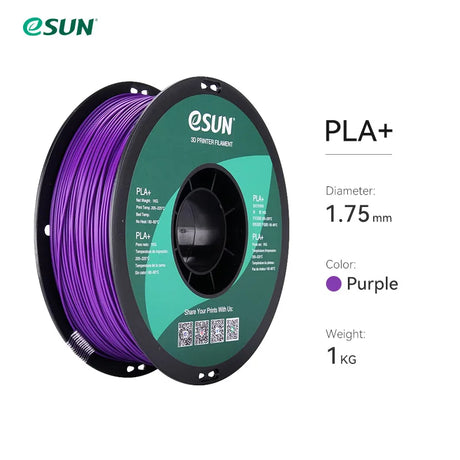 eSUN PLA+ Filament For 3D Printer 10Pcs 1.75mm PLA Plus 3D Printer Filament Accuracy +/- 0.03mm 10KG  PLA+ 3D Printing Material