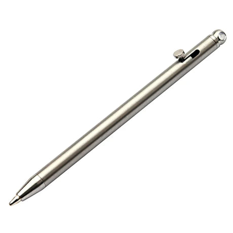 Mini Titanium Pen Portable EDC-Gadget Tool Outdoor Equipment Pen Signature Pen Keychain Ballpoint Pen for Hiking Camping