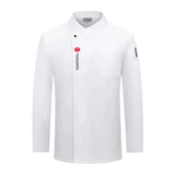 Chef coat long sleeve men chef jacket waiter T-shirt chef uniform restaurant chef coat Bakery Breathable Cooking clothes logo