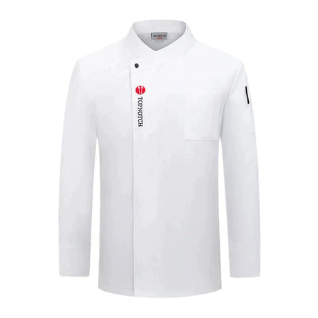 Chef coat long sleeve men chef jacket waiter T-shirt chef uniform restaurant chef coat Bakery Breathable Cooking clothes logo