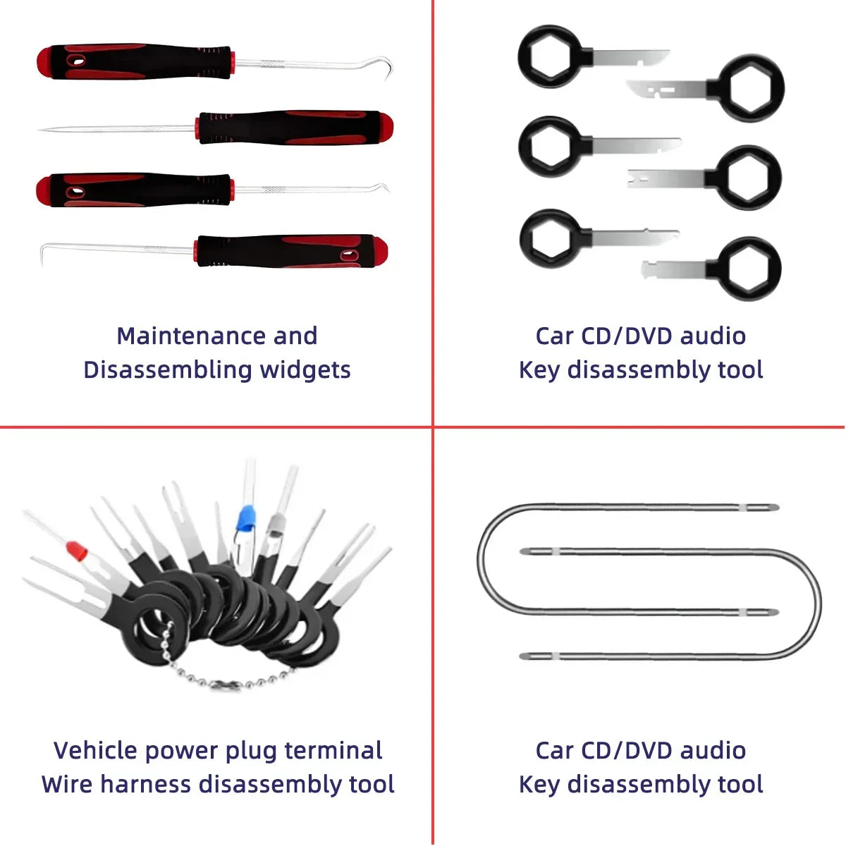 Car Pry Removal Tool Car Audio Repair Tool Car Clip Rivet Fastener Door Panel Trim Removal Tool Auto Interior Disassembly Tools