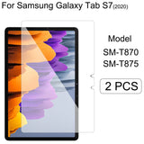 Tablet Tempered glass film For Samsung Galaxy Tab A 10.1" 2016 Proof Explosion prevention Screen Protector 2Pcs SM-T580 T585