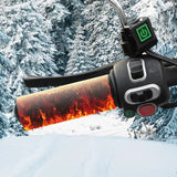 Motorcycle Heating Handle Cover USB Electric Handbar Cover Grips Three Gear Adjustable Winter Accessory For ATVs Snowmobiles