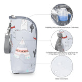 Baby Bottle Bag Portable Mother Feeding Bottle Warmer Baby Feeding Aluminum Mold Insulation Outing Stroller Hanging Bag