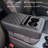 Car Armrest Box Pad Auto Center Console Armrest Elbow Support Cushion Mat Multifunctional Cup Holder Height Pad car Accessories