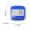 Mini Digital Step Counter Large Screen Smart Electronic Pedometer For Walking Distance Lightweight Design Calorie Counting