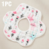 5PCS Baby Bath Towel 100% Cotton 6 Layers Gauze Kid Facecloth Face Wash Wipe Hand Soft Newborn Stuff Handkerchief 30X30cm