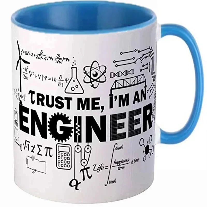 Engineer Cups Mechanic Coffee Mugs Scientific Technical Office Coworker Gifts Ceramic Coffeeware Tea Teaware Driver Drinkware