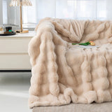 Plush Blanket, Throw Blanket, Warm, Super Comfortable, Bed, Luxury, Warm, Sofa Cover, 130x160cm, Winter