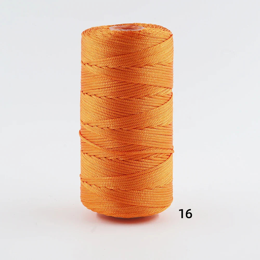 1Pc 100g 1.5mm Thin Ice nylon Yarns For Knitting And Crochet diy bag shoes hat hollow Yarn Thread Crochet Line DIY Bracelet mat