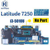 LA-A971P LA-A972P For Dell Latitude E7250 7250 Notebook Mainboard 0TPHC4 0G9CNK 08389N I3 I5 I7 5th Gen CPU Laptop Motherboard