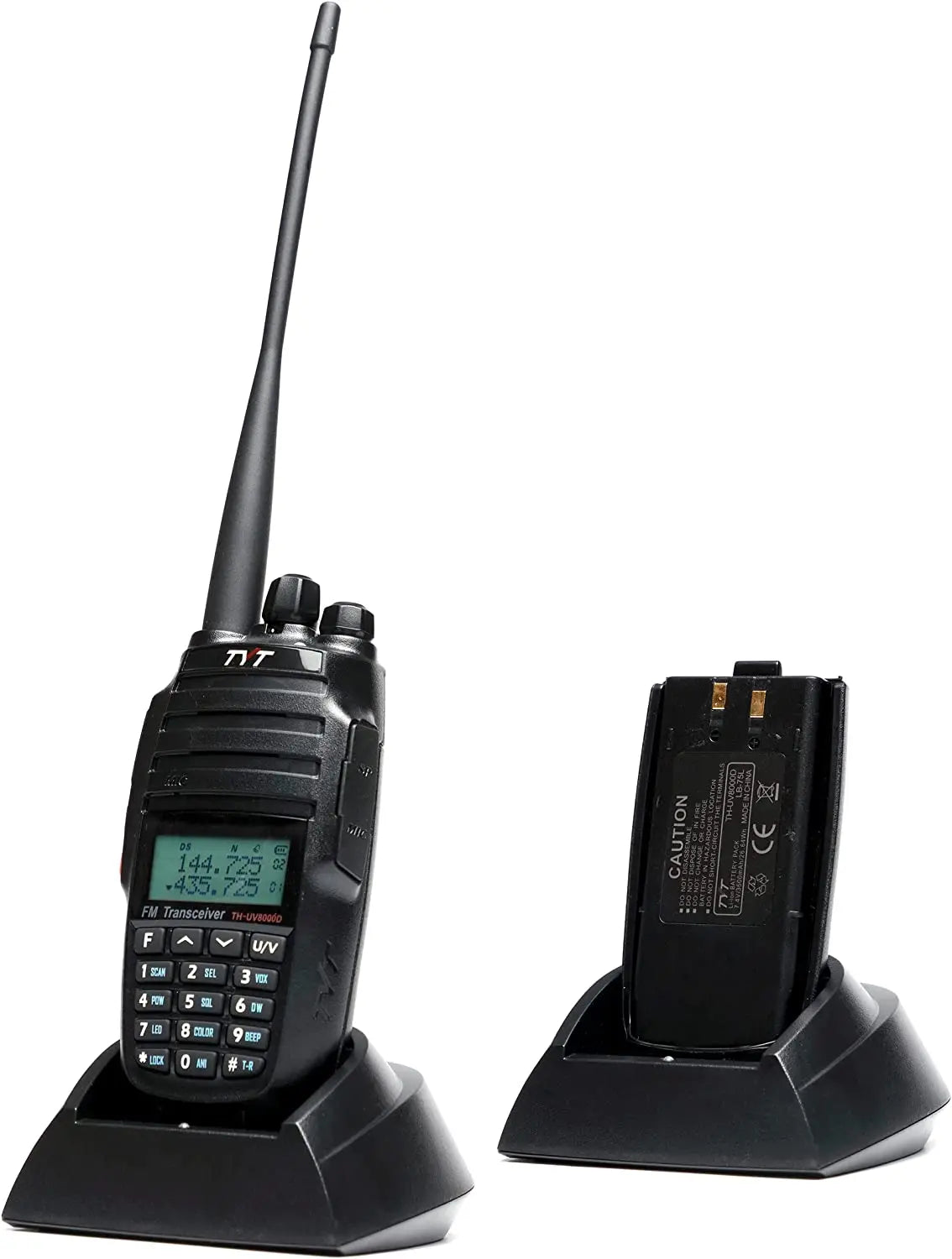 TYT TH-UV8000D Radio With Accessory Optional 10W Dual Band Handheld Radio 136-174&400-520MHz Amateur Walkie Talkie 3600mAh