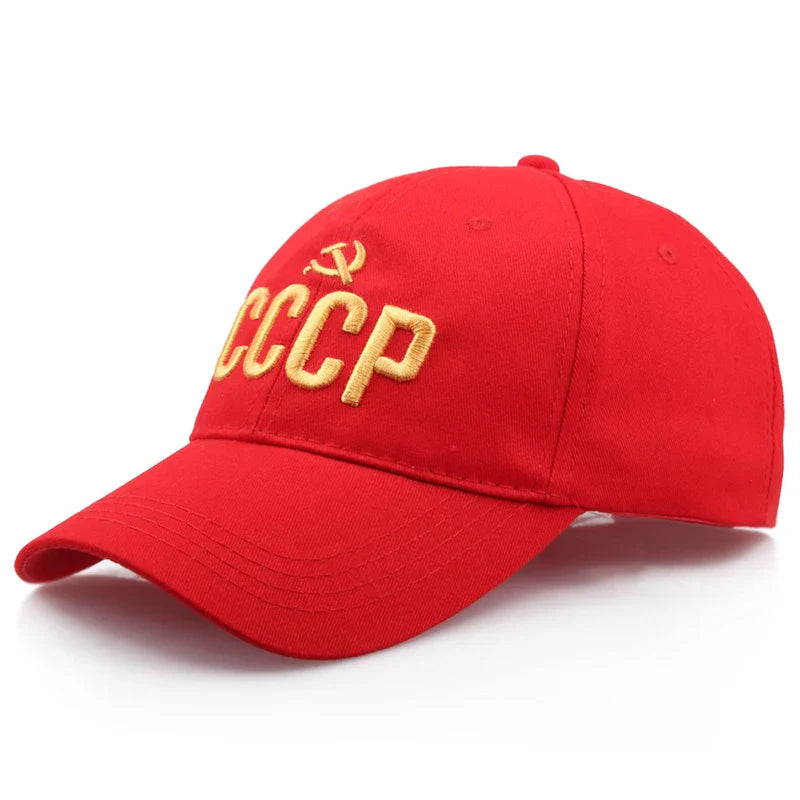 Fashion Summer Men Baseball Cap CCCP USSR Russiane Cap Soviet Memorial Baseball Caps Outdoor Shade Sun Hat Hip Hop Hats Gorras