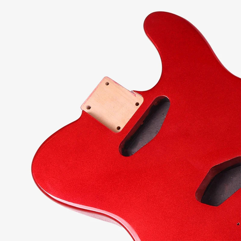High- quality TL guitar body Alder Metal Red DIY Finish electric guitar part for Telecaster