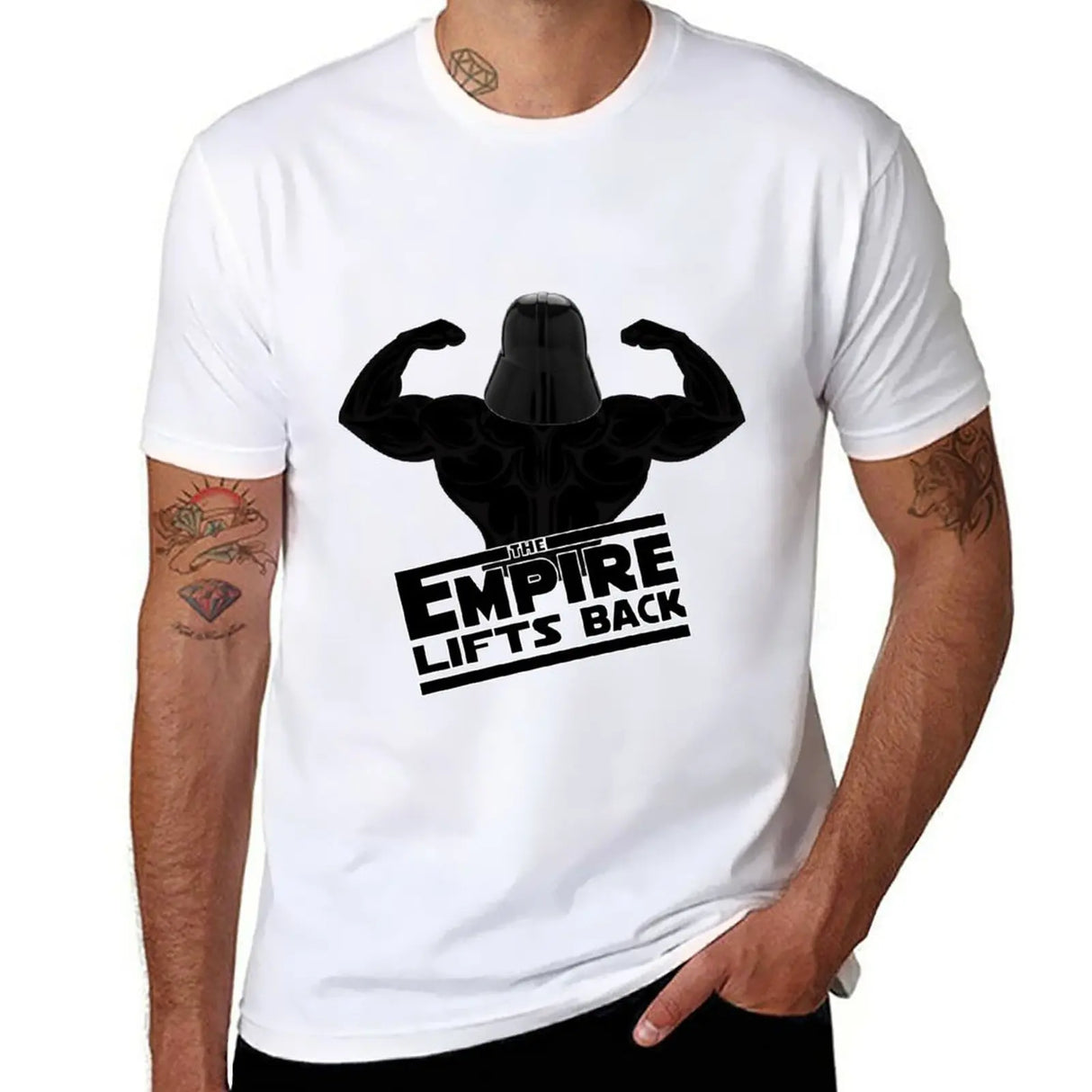 The Empire Lifts Back T-Shirt plus size tops oversized heavyweights mens plain t shirts