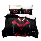 Disney Marvel Cartoon Bedding Set Quilt Spiderman Duvet Cover Comforter Bedclothes Children Kid Boy Bed Birthday Gift