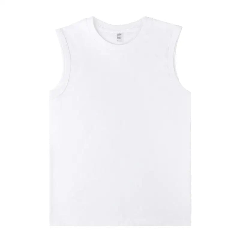 2024 New summer Sleeveless Shirt Gyms Tank Top Men Cotton Running Bodybuilding Workout Undershirt Sports Vest Men M-XXXXXL